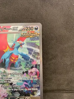 Pokemon Card • Roaring Moon ex • Paradox Rift 251/182 • SIR • ENG • - Image 2