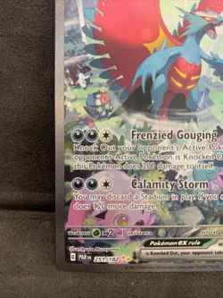 Pokemon Card • Roaring Moon ex • Paradox Rift 251/182 • SIR • ENG • - Image 4