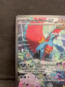 Pokemon Card • Roaring Moon ex • Paradox Rift 251/182 • SIR • ENG • - Image 5