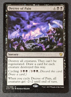 MTG - 1x Decree of Pain - Commander 2017 - NM/LP - Magic the Gathering - #111 - Image 1