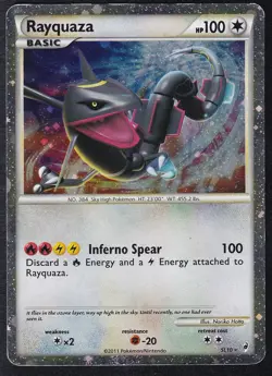 Rayquaza SL10 Holo Secret Rare Call Of Legends Pokemon Card - Image 1