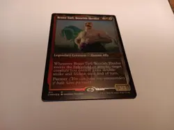 MTG Bruse Tarl, Boorish Herder (Etched) (517) EX Foil Commander Legends - Image 1