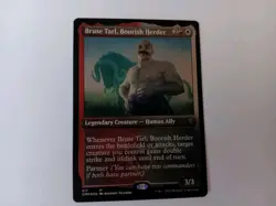 MTG Bruse Tarl, Boorish Herder (Etched) (517) EX Foil Commander Legends - Image 2