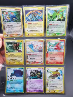 Pokemon Card EX Holon Phantoms Collection Binder Set-Holo, Reverse, Stamped Rare - Image 1