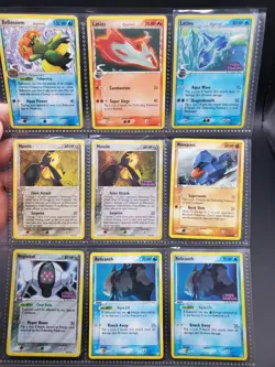 Pokemon Card EX Holon Phantoms Collection Binder Set-Holo, Reverse, Stamped Rare - Image 4
