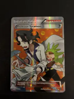 Professor Sycamore - 114/114 XY Steam Siege Ultra Rare Card Full Art Pokemon TCG - Image 1