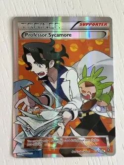 Professor Sycamore - 114/114 XY Steam Siege Ultra Rare Card Full Art Pokemon TCG - Image 1