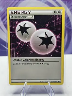 Pokemon XY Fates Collide 114/124 - DOUBLE COLORLESS ENERGY, Unlimited Uncommon - Image 1