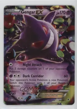 Gengar EX Pokemon XY Phantom Forces #34 4m7 - Image 1