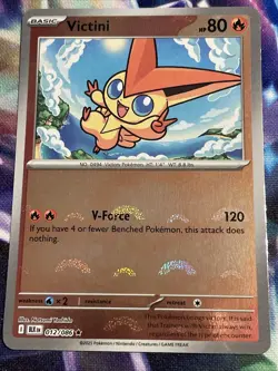 Pokemon TCG Victini 012/086 Poke Ball Holo Promo Black Bolt NM/M - Image 2