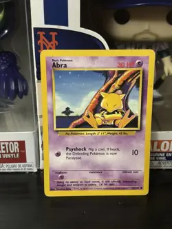 Pokemon TCG Unlimited - Base Set - Abra #43/102 - Non-Holo Card - Image 1