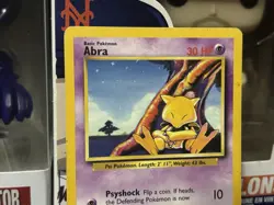 Pokemon TCG Unlimited - Base Set - Abra #43/102 - Non-Holo Card - Image 2