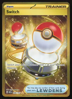 Switch - 206/165 - Gold - Secret Rare - Scarlet & Violet 151 - Pokemon Card - Image 1