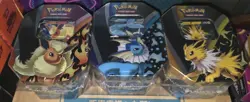 Pokemon TCG Eevee Evolutions Tins Set of 3 Factory Sealed (2021) - Image 4