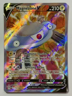 Magnezone V 175/196 (NM) Ultra Rare Sword & Shield: Lost Origin 2022 Pokemon - Image 1