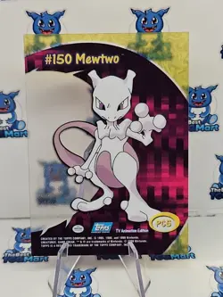 Mewtwo PC5 - Topps Pokemon Series 2 - Pokemon - Clear Plastic LP - Image 2
