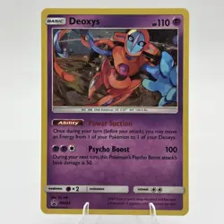 Pokemon Deoxys SM164 Cosmo Holo Black Star Promo Card Sun Moon 2019 Near Mint - Image 1