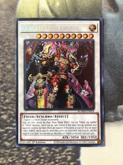 Yugioh Fabled Levilazebul BLMM-EN014 Secret Rare 1st Ed Near Mint - Image 1