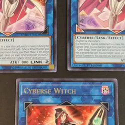 Yugioh TCG - 3x Cyberse Witch - CYHO-EN035 - NM/LP - 1st Edition - Common - 2018 - Image 3