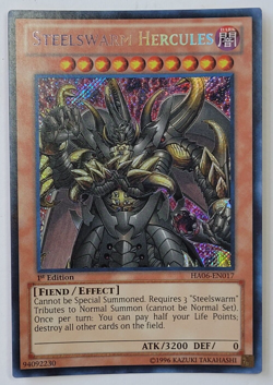 Yugioh TCG - Steelswarm Hercules - HA06-EN017 - NM/M - 1st - Secret Rare - 2012 - Image 1