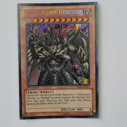 Yugioh TCG - Steelswarm Hercules - HA06-EN017 - NM/M - 1st - Secret Rare - 2012 - Image 4