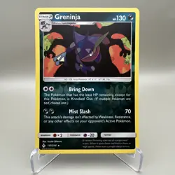 Greninja 117/214 Reverse Holo Rare - Unbroken Bonds 2019 Sun & Moon Pokemon TCG - Image 1