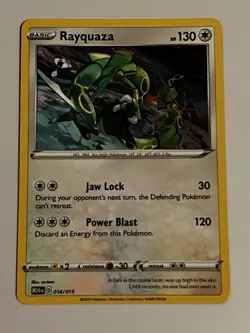 Pokemon Rayquaza 14/15 New 2025 McDonalds Happy Meal Dragon Discovery - Nintendo - Image 1