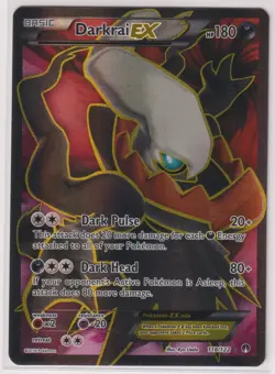 Darkrai EX 118/122 XY - BREAKpoint Ultra Rare 2016 Pokemon TCG Near Mint - Image 1