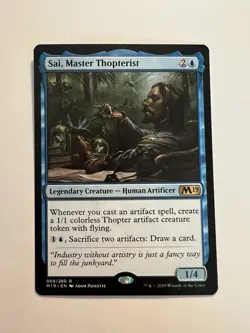 Sai, Master Thopterist - MTG Core Set 2019 - NM - Image 1