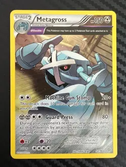 Pokemon TCG Metagross Ancient Origins 50/98 Regular Rare LP/MP - Image 1