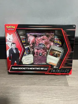 🌟 Pokemon TCG - Team Rocket’s Mewtwo Ex Box Destined Rivals -Sealed - Image 1