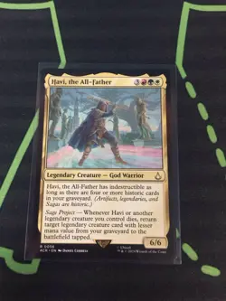 MTG Magic The Gathering Havi, The All-Father ACR Rare God Naya Commander - Image 1