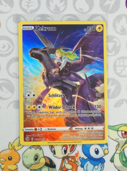 Pokemon Zekrom TG05/TG30 Trainer Galerie Strahlende Sterne Pokemon TCG NM-M - Image 1
