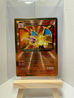 2021 Pokemon Celebrations Charizard Ultra Premium Collection Gold Metal 4/102 - Image 1