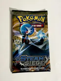 Pokemon TCG XY Steam Siege Factory Sealed Booster Pack GARDEV ART ! FAST SHIP ! - Image 1