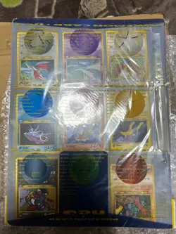 New Pokemon Card Neo Genesis Premium File 1 2 3 Folder Set Vintage Sealed - Image 5