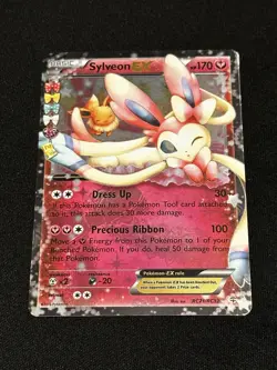 Sylveon EX RC21/RC32 2016 Generations Pokemon Radiant Collection Full Art Card - Image 1