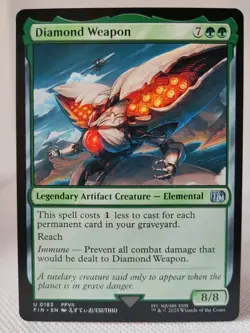 Magic MTG - Diamond Weapon - Final Fantasy - NMINT #0183 - Image 1