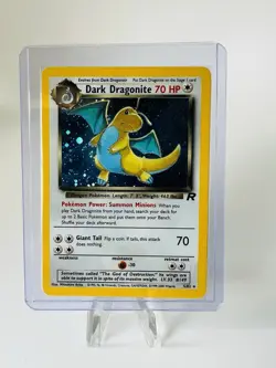 Pokemon TCG Team Rocket Dark Dragonite Holo & Non Holo Card 5/82 & 22/82 Rare - Image 3