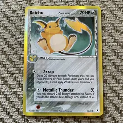 RAICHU RARE HOLO #15/110 EX Holon Phantoms Pokemon Card NM - Image 1