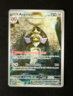Pokemon Card TCG - Aegislash 210/182 - Paradox Rift - Illustration Rare - NM ⭐ - Image 1