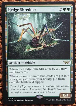 ✨Hedge Shredder✨ MTG | Duskmourn: House of Horror | NM/M | R 0183 - Image 1
