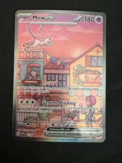 Mew EX 053 Scarlet & Violet Promo Holo Pokemon TCG Card NM Condition - Image 1