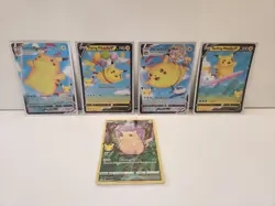 Pokemon Celebrations 25th Anniversary, 5 Holo Pikachu Card Lot Pack Fresh NM - Image 1