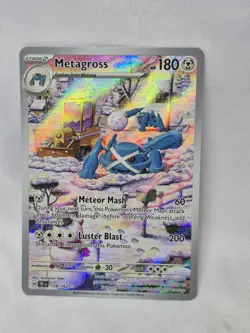 Pokemon TCG Metagross 178/162 Temporal Forces Holo Card Illustration Rare Mint - Image 1