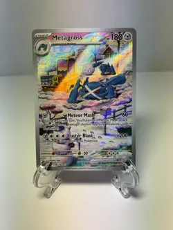 Pokemon TCG Metagross 178/162 Temporal Forces Holo Card Illustration Rare Mint - Image 1