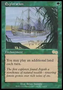 MTG English Exploration Light Play Normal Urza's Saga - Image 1