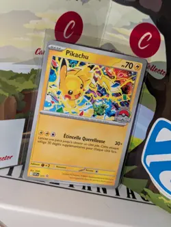 FRENCH Pokemon Pikachu world Championship 2025 Promo Card SVP 225 - Image 2