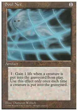 Soul Net - Medium Play MTG 4th Edition - Image 1