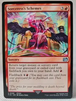 Magic MTG - Sorceress's Schemes - Final Fantasy - NMINT #0159 - Image 1